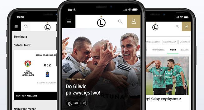 Legia Warszawa z nowym serwisem internetowym, dodatkowe treści dla zalogowanych użytkowników