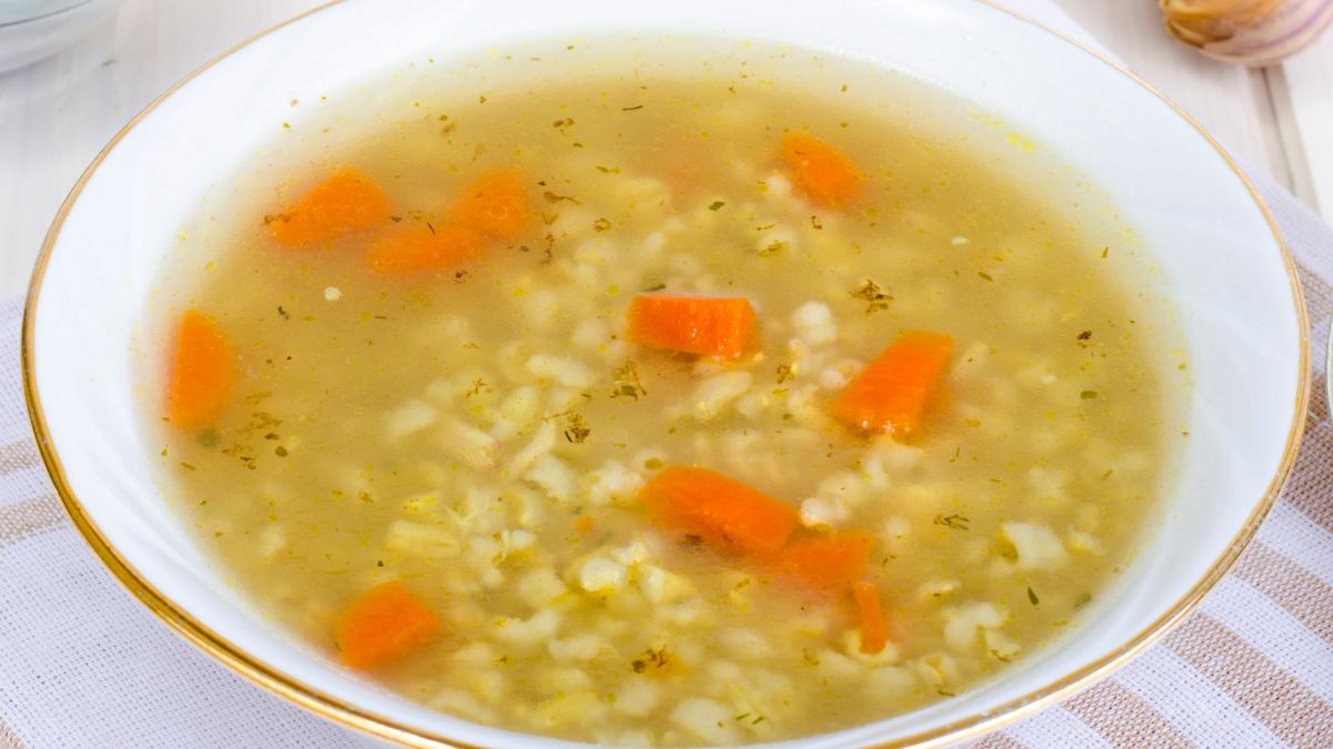 Zupa ryżanka. Prosty przepis.