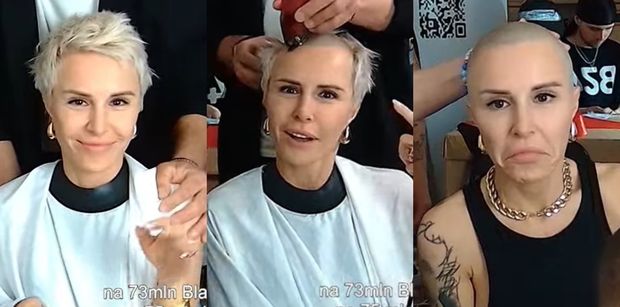 Blanka Lipińska też ścięła się NA ZERO. "Wyglądam jak taki ludzik z AI, ale to nie ma znaczenia"