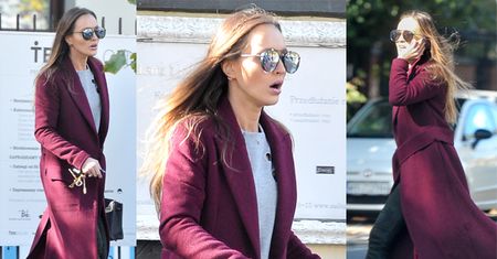 Marina Szczęsna w płaszczu Burberry za 7 tysięcy złotych (ZDJĘCIA)