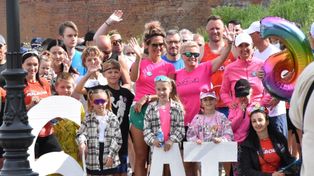 6 urodziny parkrunu "Zamek w Malborku". Sobotnie spotkania na bulwarze cieszą się zainteresowaniem