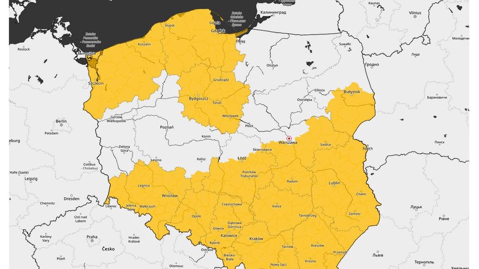 Fatalna prognoza. Alerty IMGW mogą zostać rozszerzone na większość województw