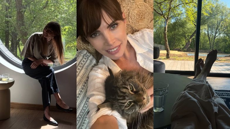 Agnieszka Dygant chwali się wnętrzem luksusowej leśnej chaty