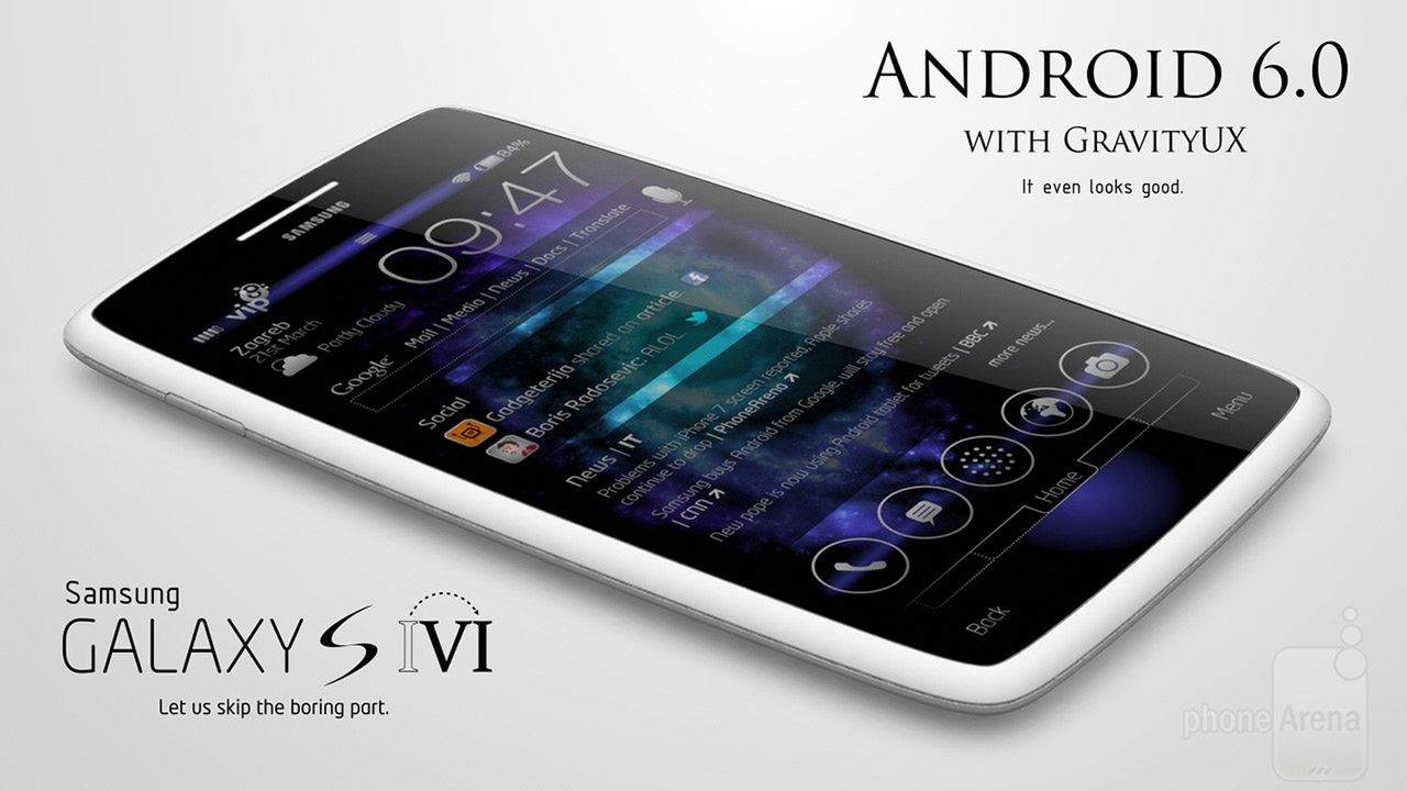 Samsung Galaxy S6 - koncept (fot. phonearena.com)