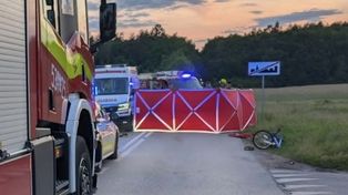 Śmiertelne potrącenie rowerzysty. Nie żyje 14 latek