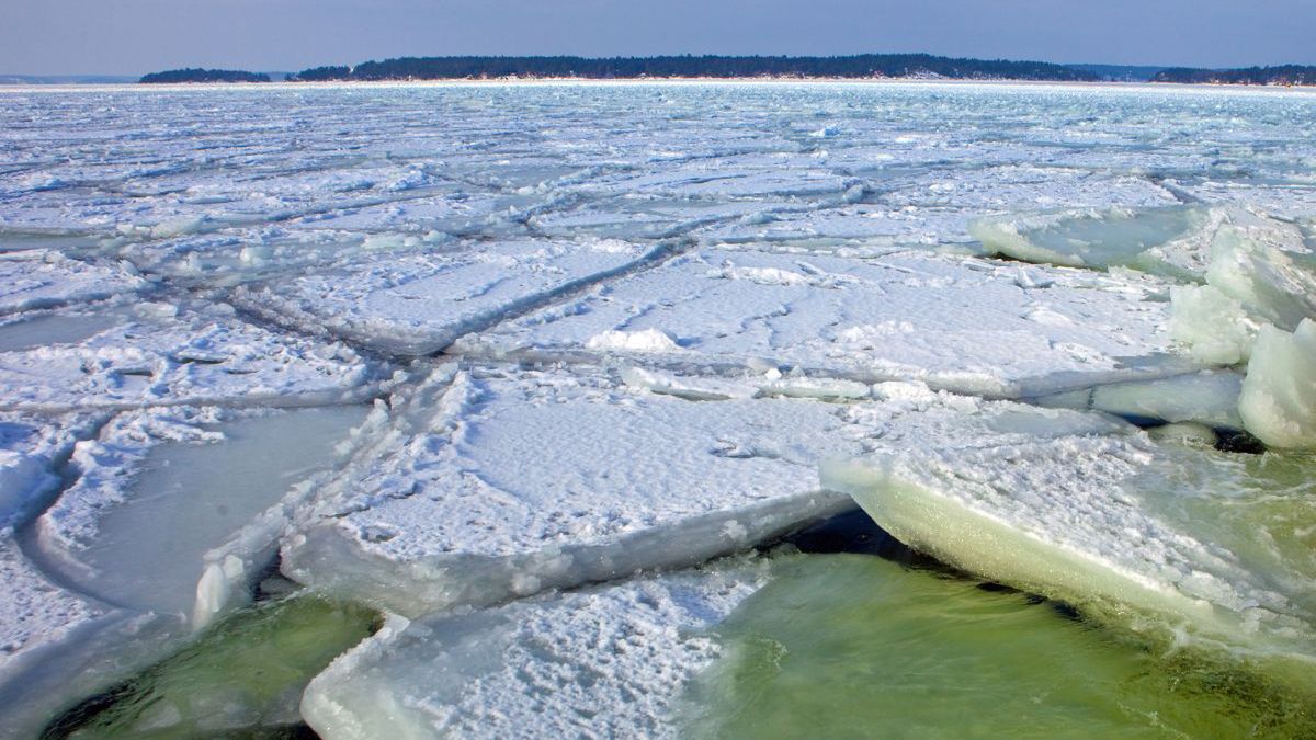 Coraz więcej lodu na Bałtyku