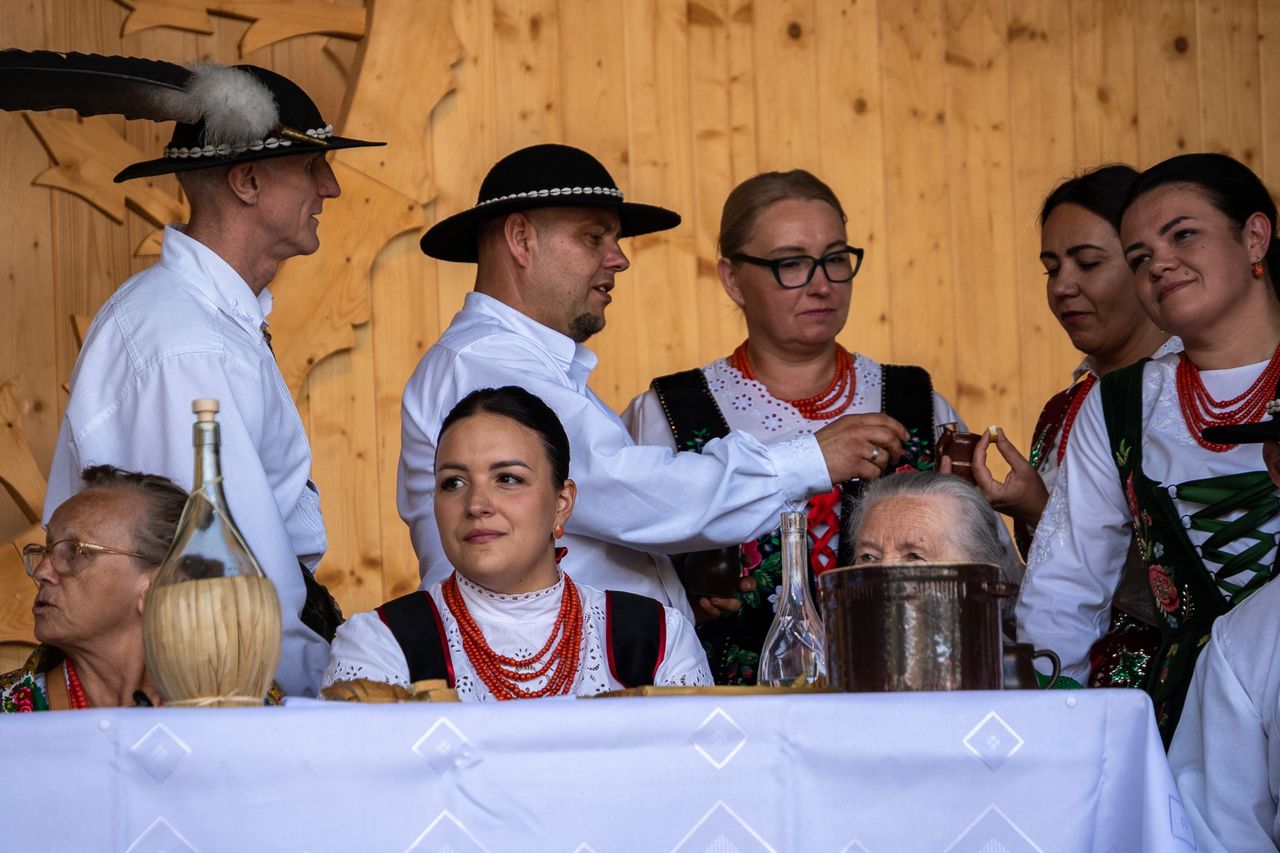 Góralskie wesele podczas festiwalu w Zakopanem