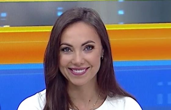 Urszula Matysiak z TVP3 Gdańsk prowadzącą „Wstaje dzień” w TVP Info