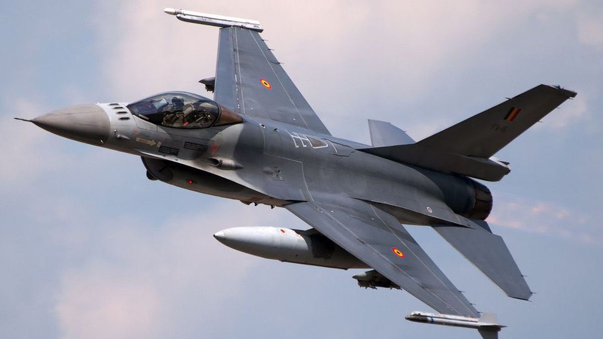 F-16 w belgijskim malowaniu