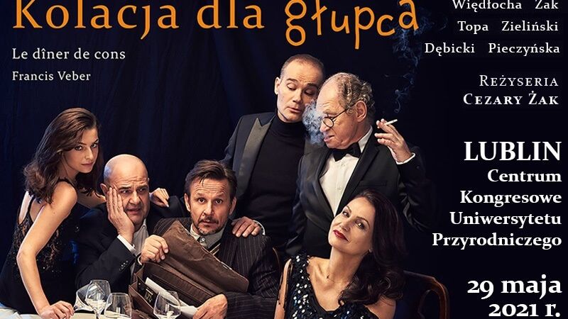 Spektakl Kolacja dla głupca już 29 maja w Lublinie