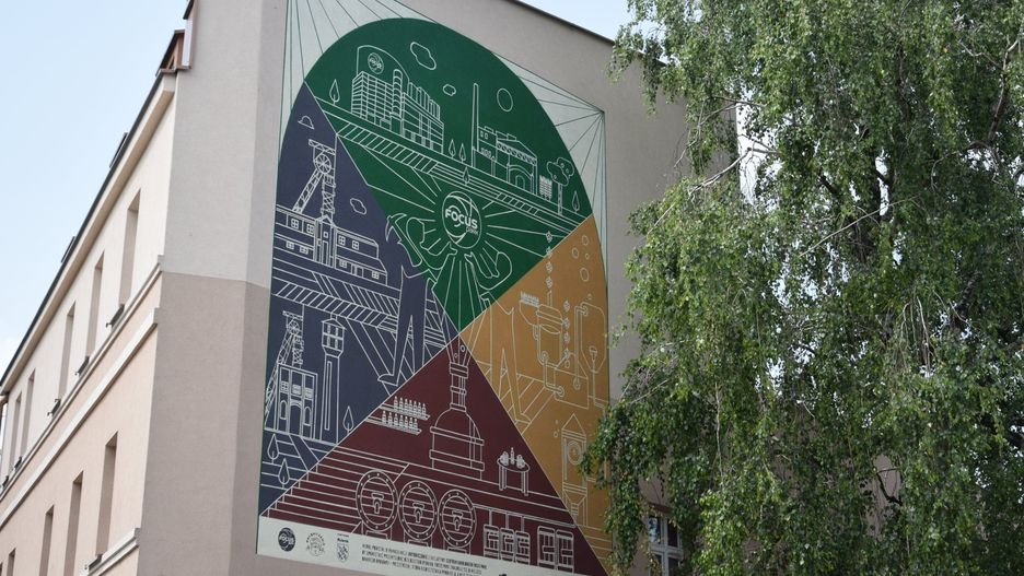 Mural w Rybniku upamiętnia piwowarską historię miasta