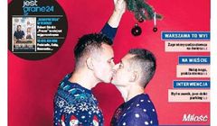 Burza po okładce Magazynu „Gazety Wyborczej” z całującym się Dawidem i Jakubem. Publikację krytykują prawicowe media