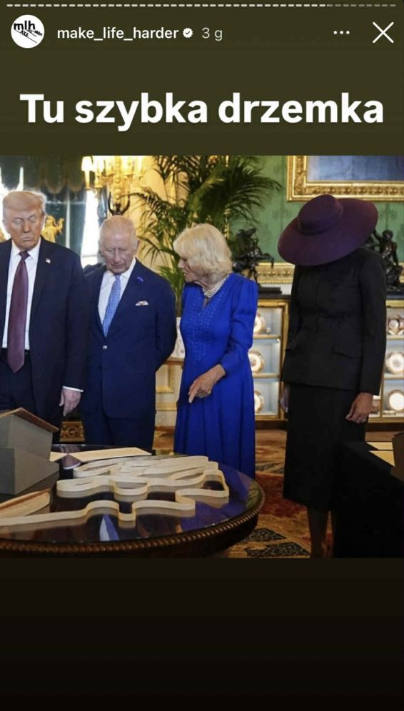 Memy z Melanią Trump w roli głównej