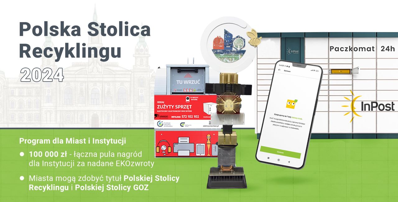 Polska Stolica Recyklingu – pozbądź się elektrośmieci