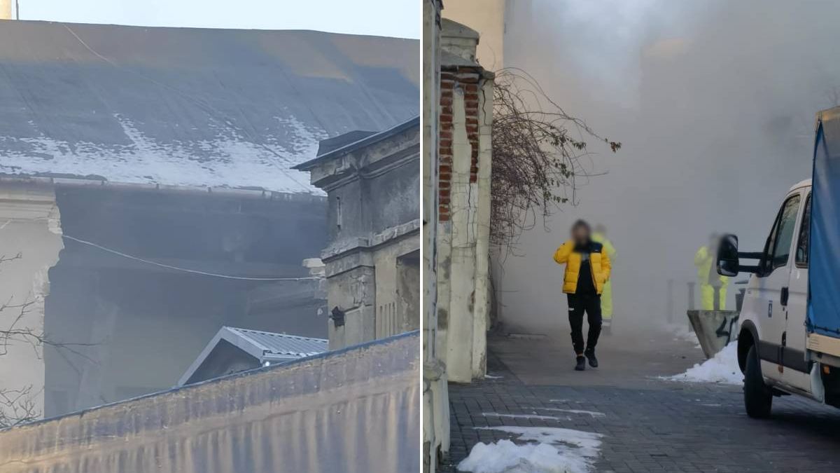 Zawalił się kolejny fragment kamienicy przy ul. Bernardyńskiej w Lublinie
