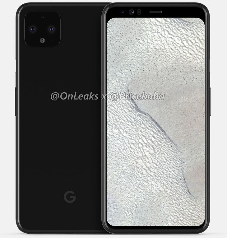 Pixel 4 - wizualizacja wyglądu (@OnLeaks / @pricebaba)