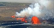 Erupcja wulkanu Kilauea na Hawajach. Gigantyczne pokłady lawy