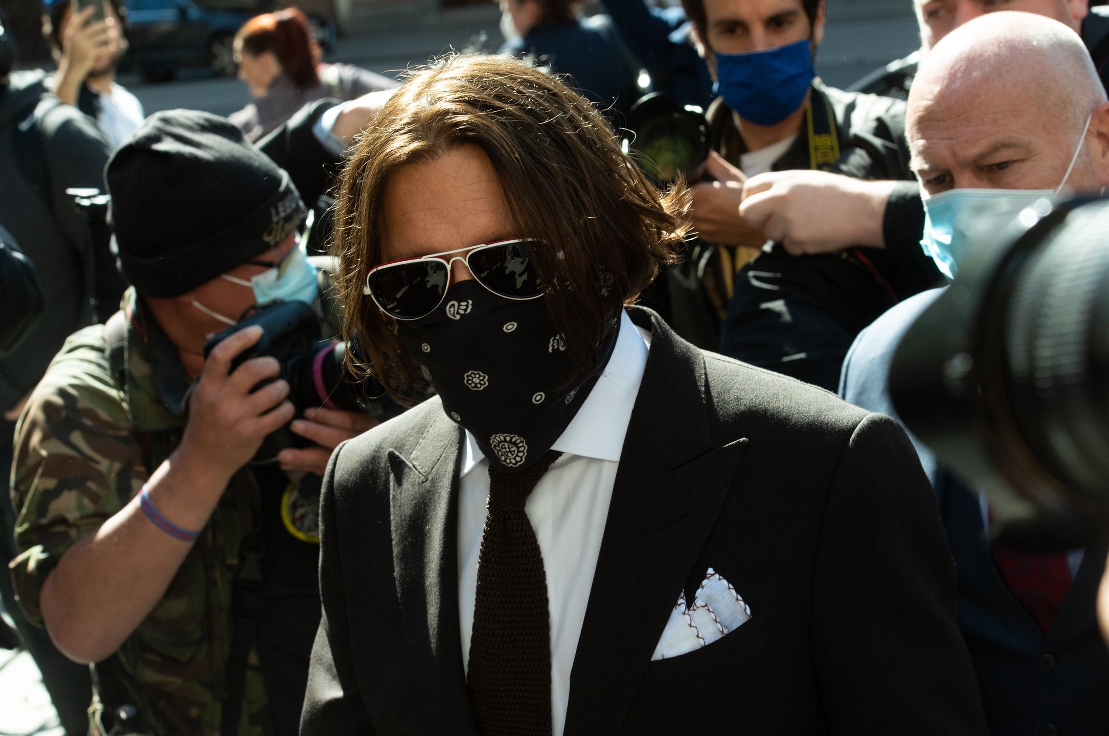 Johnny Depp oskarża Amber Heard o spożywanie dwóch butelek wina dziennie