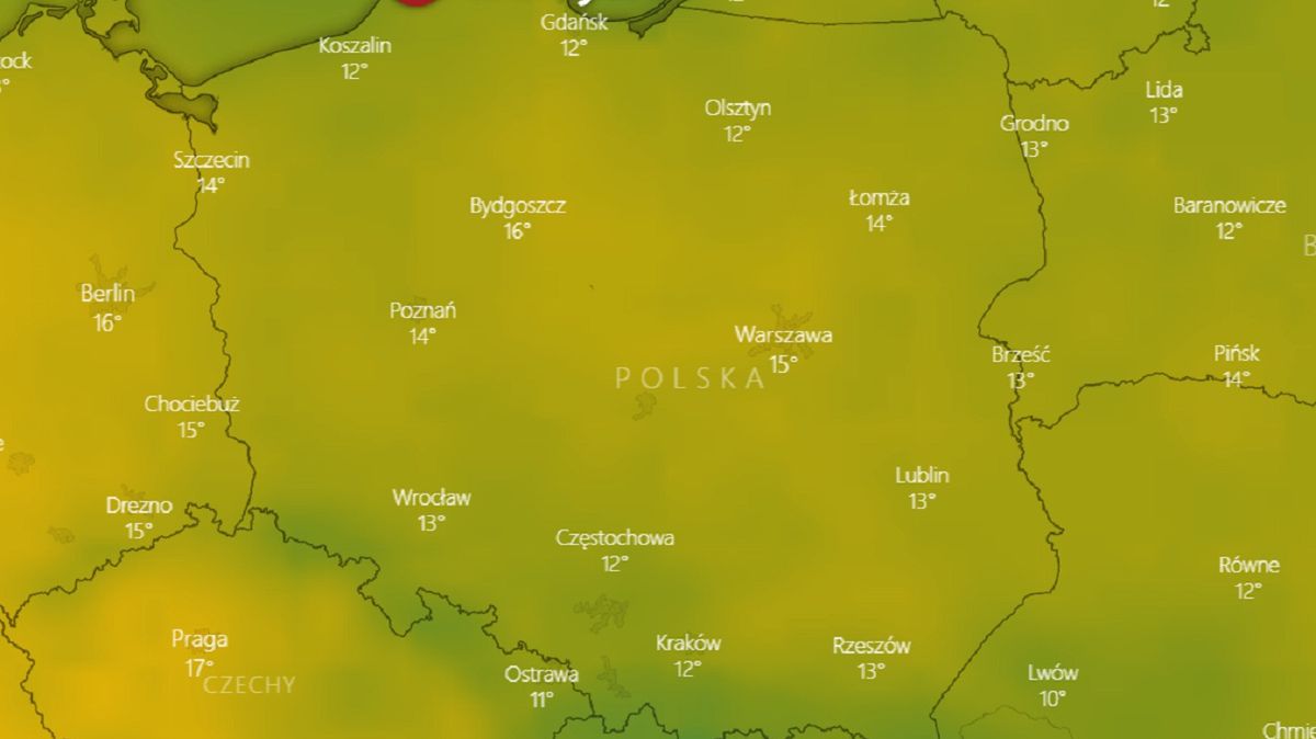 Prognoza pogody czwartek 7 maja