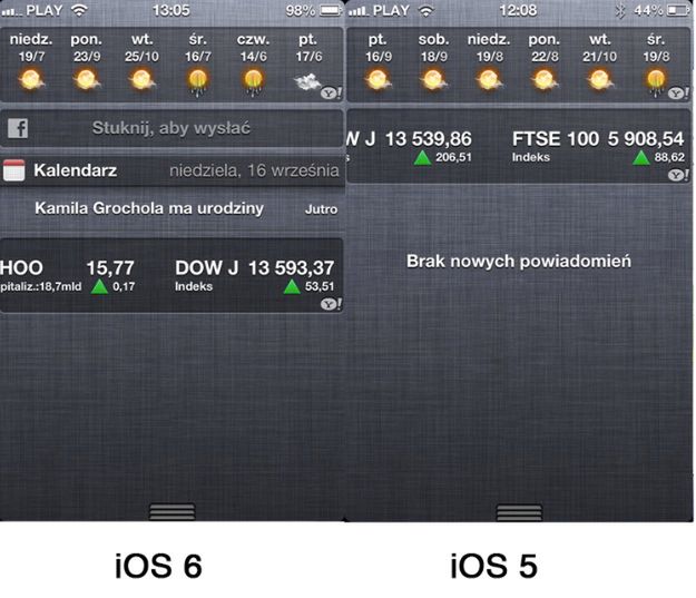 iOS 6 - wrażenia i zmiany w porównaniu do poprzednich wersji [krótki test] 5