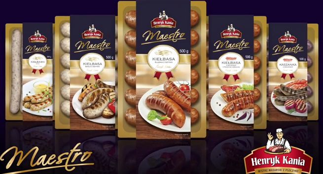 Kiełbasy Henryk Kania Maestro reklamowane na grilla (wideo)