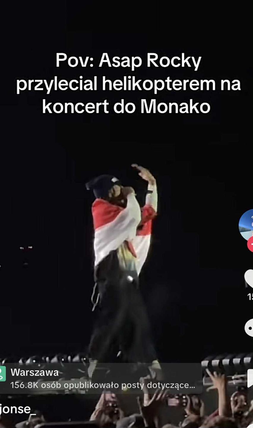 ASAP Rocky zaliczył WTOPĘ na koncercie w Warszawie