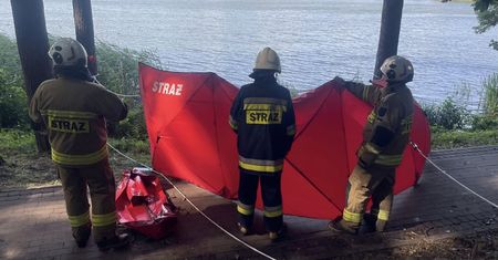 Tragedia w kujawsko-pomorskim. Strażacy wyłowili ciało kobiety