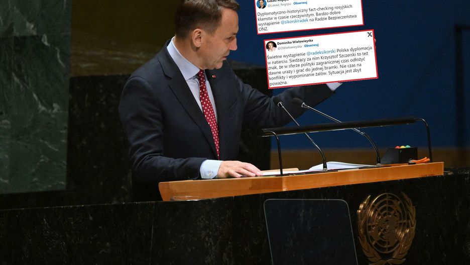 Minister spraw zagranicznych Radosław Sikorski wystąpił na forum ONZ