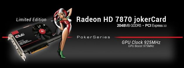 Club3D Radeon HD 7870 jokerCard karta graficzna grafika