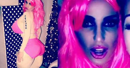 Katie Price przebrała się za Nicki Minaj na Sylwestra (ZDJĘCIA)