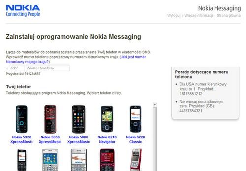 Nokia Messaging w modelu N97 3