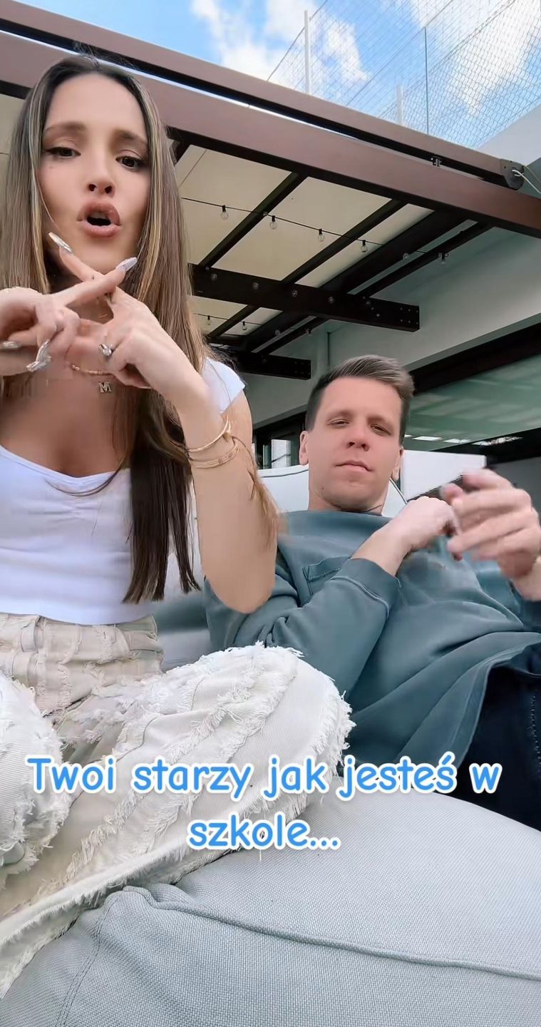 Marina Łuczenko i Wojciech Szczęsny