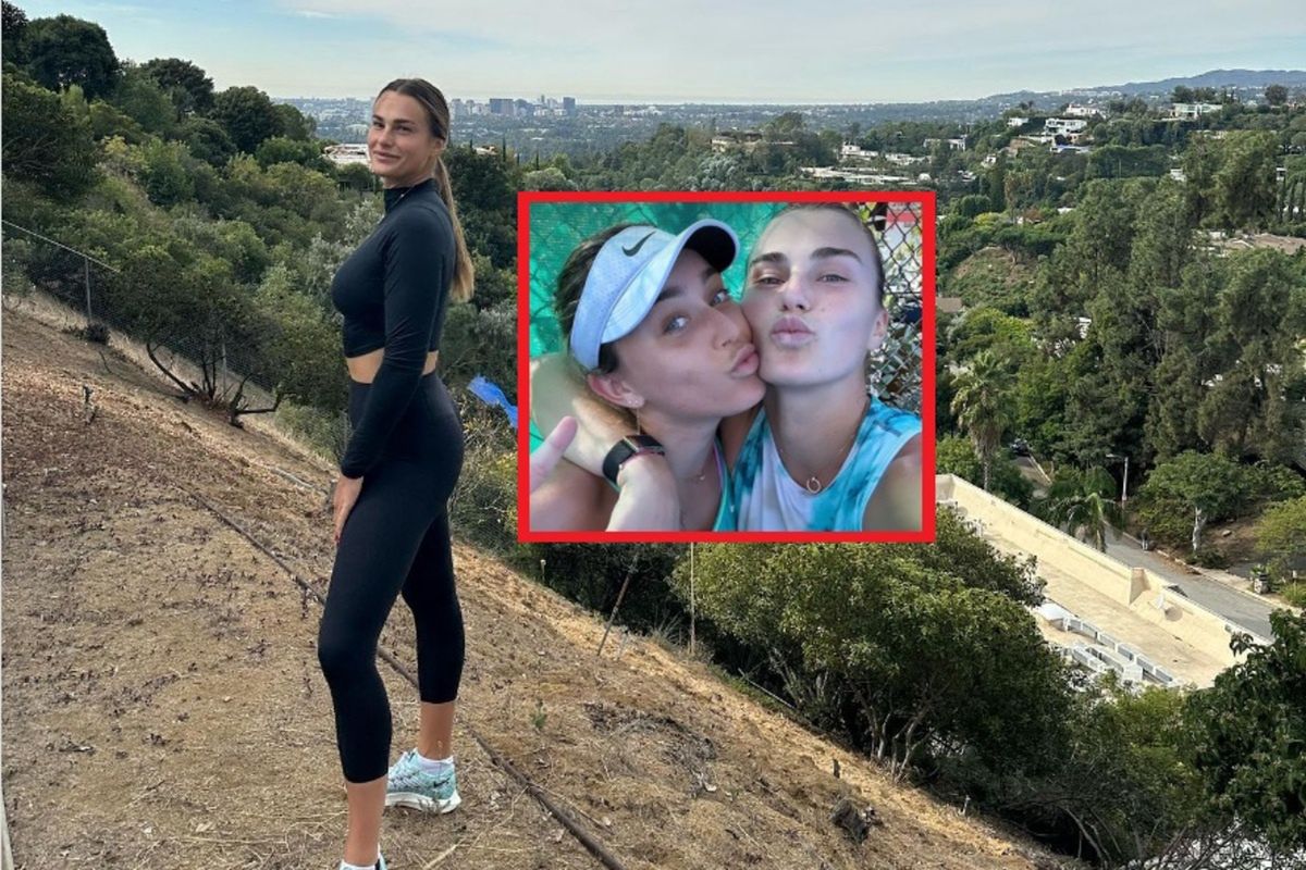 «Con mi novia».  Aryna Sabalenka mostró sus fotos