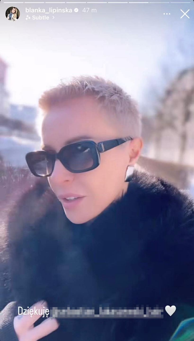 Blanka Lipińska ma nową fryzurę