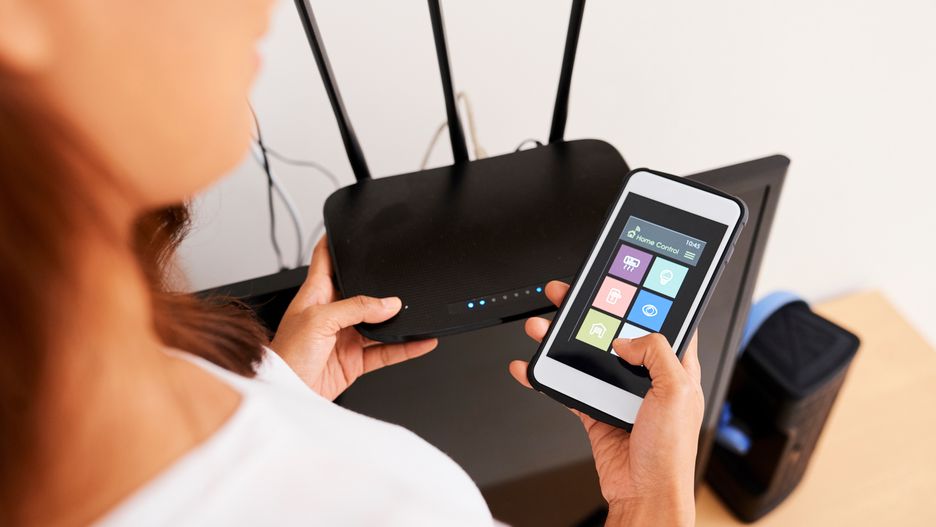 Woman Connecting to Wi-fi Router
Hands of woman connecting smart home application on her phone to wi-fi router
application, woman, lifestyles, female, indoors, mobile, pretty, adult, smart home, device, vietnamese, technology, gadget, user, setting, app, smartphone, installing, owner, connection, controlling, router, wi-fi, electronic, wireless, innovation, management, efficiency, remote, interface, online, system, speed, internet, person, application, woman, lifestyles, female, indoors, mobile, pretty, adult, smart home, device, vietnamese, technology, gadget, user, setting, app, smartphone, installing, owner, connection, controlling, router, wi-fi, electronic, wireless, innovation, management, efficiency, remote, interface, online, system, speed, internet, person