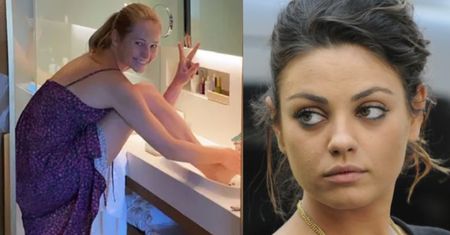 Agata Rubik myje pachy i stopy w zlewie. Chce być ekologiczna jak Mila Kunis?