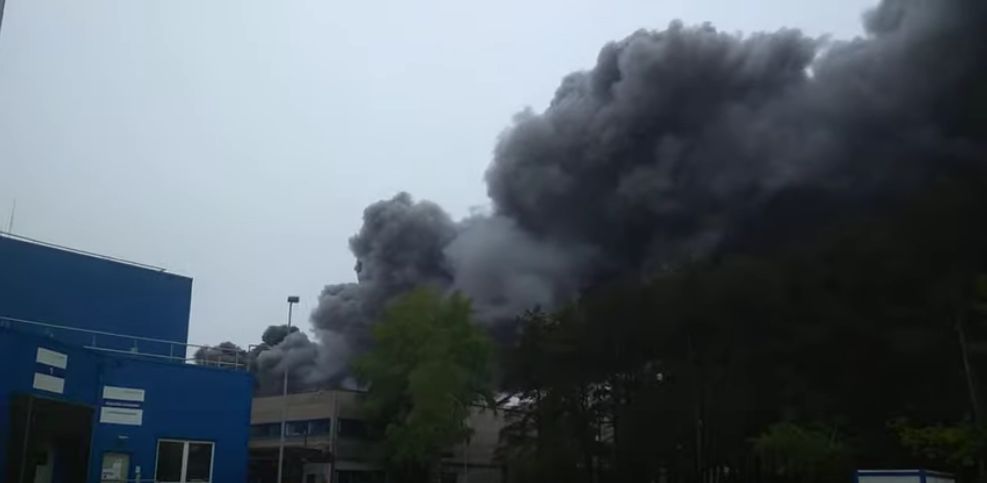 W sobotę wybuchł pożar na terenie elektrowni w Bełchatowie