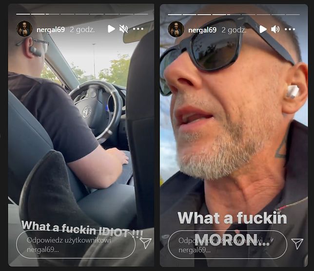 Screen z InstaStories Nergala 