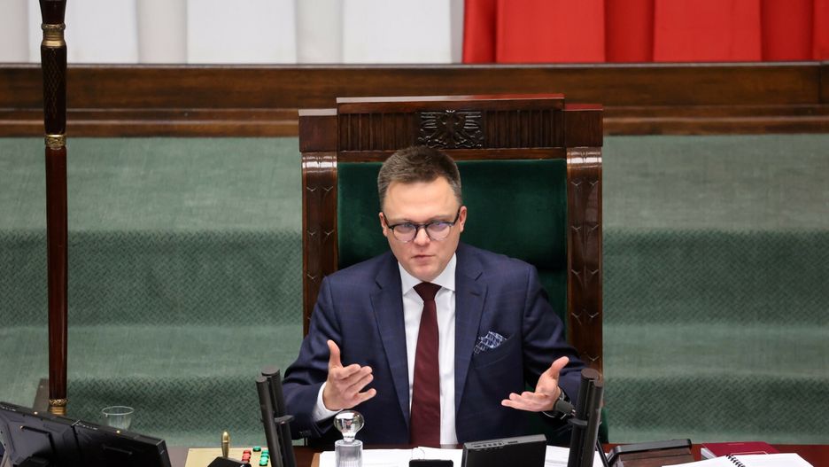 Marszałek Sejmu Szymon Hołownia