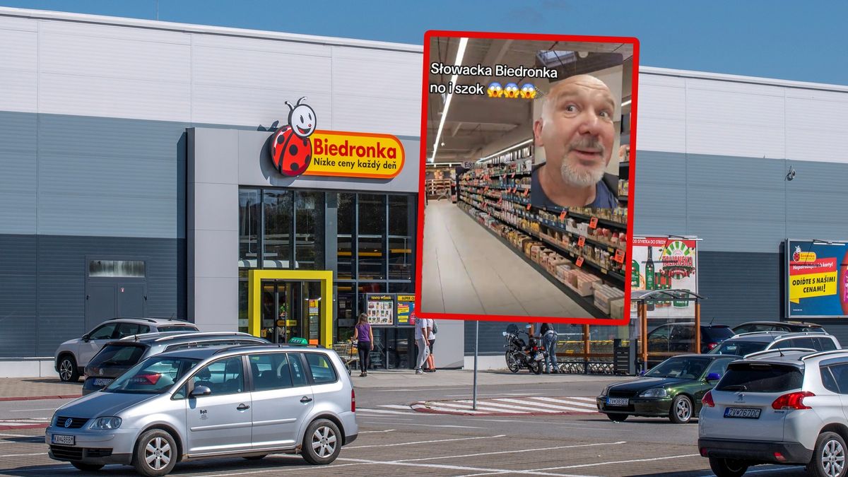 Pokazał wnętrze słowackiej Biedronki.
