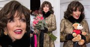 85-letnia Joan Collins olśniewa w złotym płaszczu za 10 tysięcy
