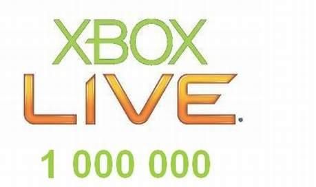 Xbox Live! 1 milion ściągnięć... dziennie.