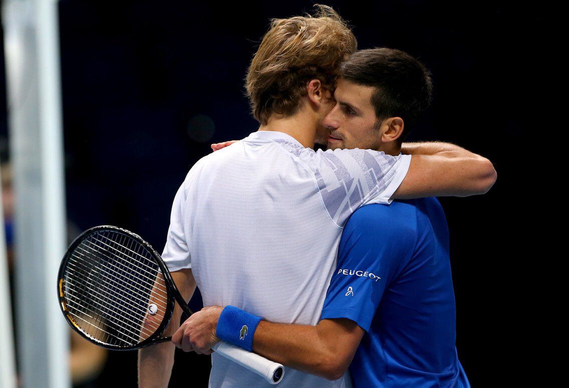 Alexander Zverev i Novak Djoković
