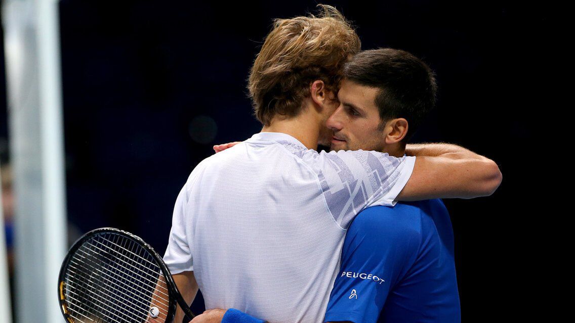 Alexander Zverev i Novak Djoković