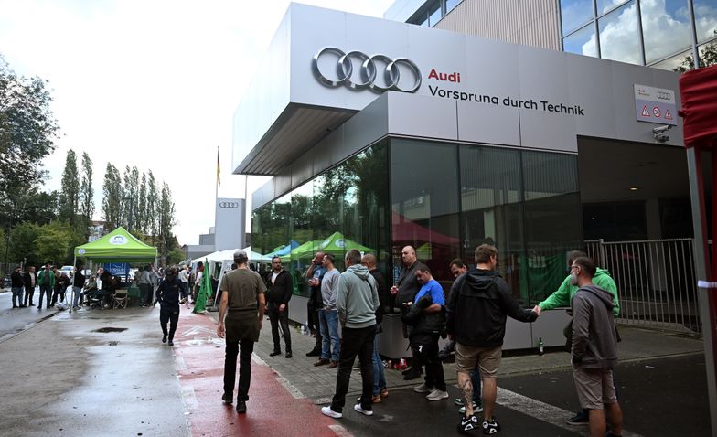 Audi zamyka fabrykę. Pracownicy protestują, brak chętnych na zakup