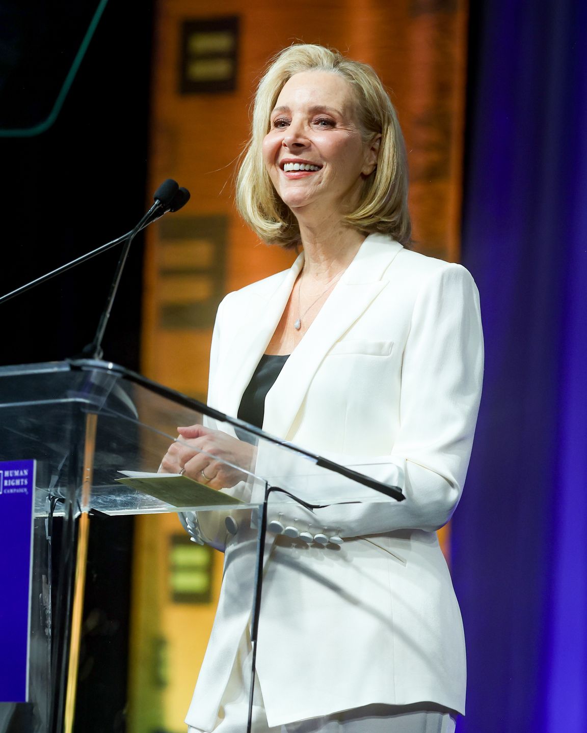 Lisa Kudrow at the Human Rights Campaign's 2026 Los Angeles Dinner held at Fairmont Century Plaza on March 28, 2026 in Los Angeles, California. (Photo by Christopher Polk/Billboard via Getty Images)