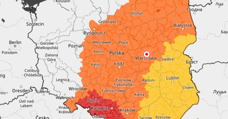 Na mapie pojawiła się czerwień. Tu pogoda może być groźna