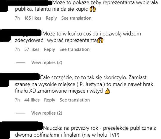 Komentarze po porażce Luny
