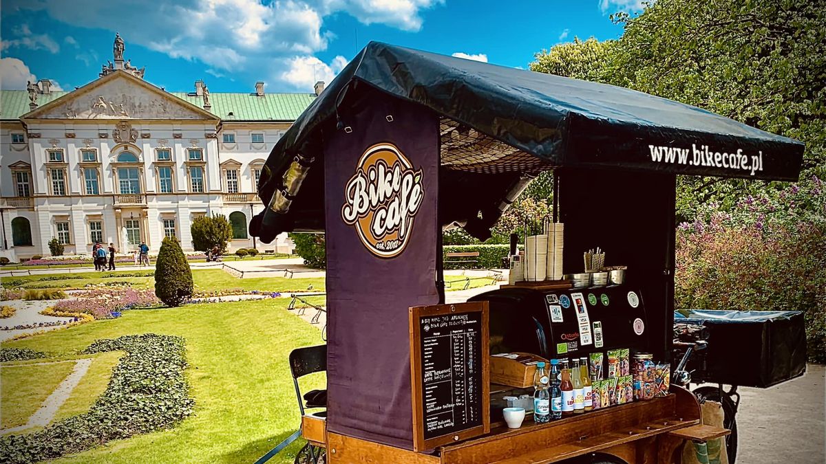 Bike Cafe w Ogrodzie Krasińskich