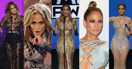 Osiem stylizacji Jennifer Lopez z rozdania American Music Awards! (ZDJĘCIA)